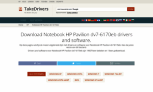 Pavilion-dv7-6170eb.takedrivers.nl thumbnail
