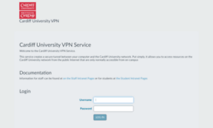 Pavpn.cf.ac.uk thumbnail