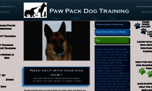 Pawpackdogtraining.com thumbnail