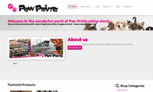 Pawprintspetstores.co.uk thumbnail