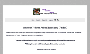 Pawsanimalsanctuaryfindon.co.uk thumbnail