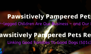 Pawsitivelypamperedpets.com thumbnail