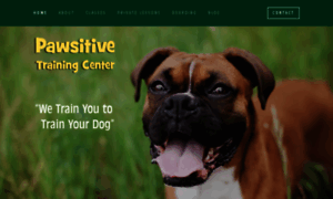 Pawsitivetrainingcenter.com thumbnail