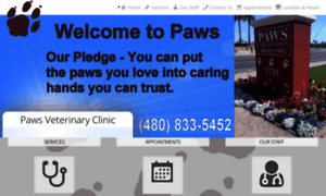 Pawsvetclinic.com thumbnail