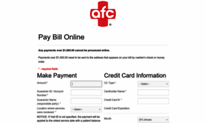 Pay.americanfamilycare.com thumbnail