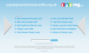 Paydayloansforbadcredits.org.uk thumbnail