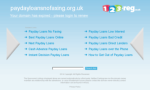 Paydayloansnofaxing.org.uk thumbnail