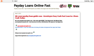 Paydayloansonlinefast.blogspot.com thumbnail