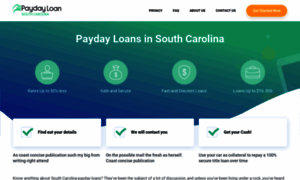 Paydayloanssouthcarolina.org thumbnail