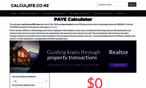 Payecalculator.co.nz thumbnail