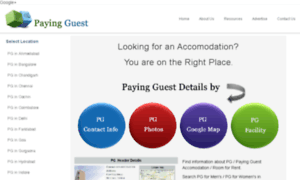 Payingguest.net.in thumbnail