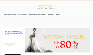 Paylessforweddingdress.com thumbnail