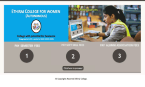 Payment.ethirajcollege.in thumbnail