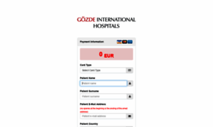 Payment.gozdeinternationalhospitals.com thumbnail