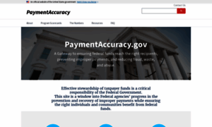 Paymentaccuracy.gov thumbnail