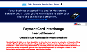 Paymentcardsettlement.com thumbnail