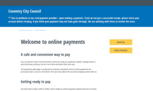 Payments.coventry.gov.uk thumbnail