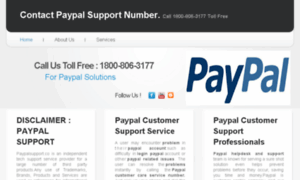 Paypalcustomersupportnumber.com thumbnail