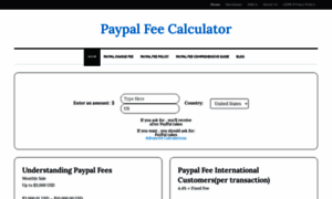 Paypfeecalc.com thumbnail