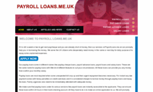 Payrollloans.me.uk thumbnail