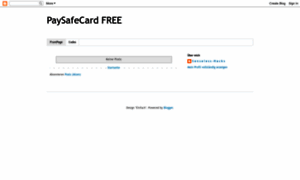 Paysafecardforfree.blogspot.com thumbnail