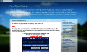 bsf pay slip online download