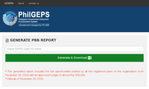 Pbb.philgeps.gov.ph thumbnail