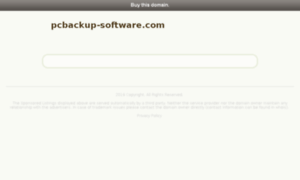 Pcbackup-software.com thumbnail