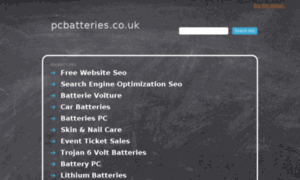 Pcbatteries.co.uk thumbnail