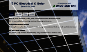 Pcelectricalandsolar.com.au thumbnail