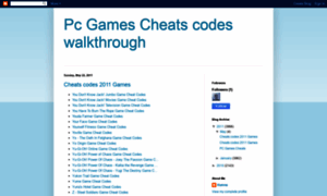 Pcgames-cheatscodes-walkthrough.blogspot.com thumbnail
