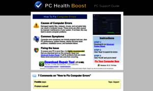 Pchealthboost.com thumbnail