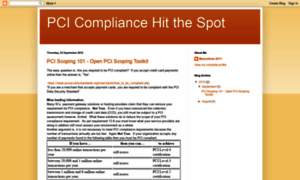 Pcipcompliance.blogspot.com thumbnail