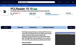Pclreader.software.informer.com thumbnail