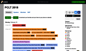 Pclt2018.sched.com thumbnail