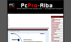 Pcpro-alba.hu thumbnail