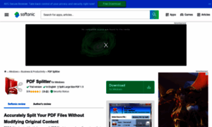 Pdf-splitter-download.en.softonic.com thumbnail