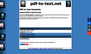 Pdf-to-text.net thumbnail