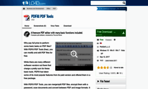Pdfill-pdf-tools.en.lo4d.com thumbnail
