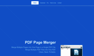 Pdfpagemerger.com thumbnail