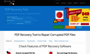 Pdfrecoverytool.com thumbnail