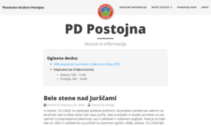 Pdpostojna-drustvo.si thumbnail