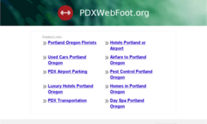 Pdxwebfoot.org thumbnail