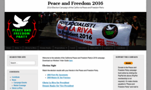 Peaceandfreedom2016.org thumbnail