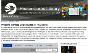 Peacecorps.libguides.com thumbnail