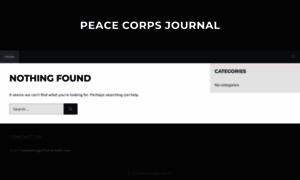 Peacecorpsjournals.com thumbnail