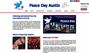 Peacedayaustin.org thumbnail