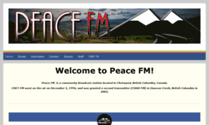 Peacefm.ca thumbnail