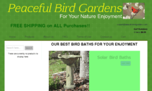 Peacefulbirdgardens.com thumbnail