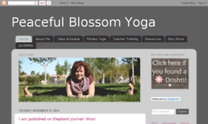 Peacefulblossomyoga.com thumbnail